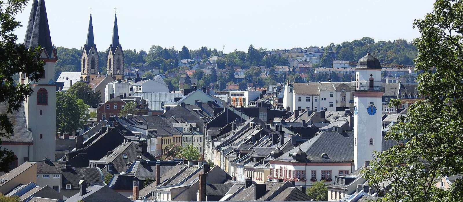 Stadtansicht von Hof