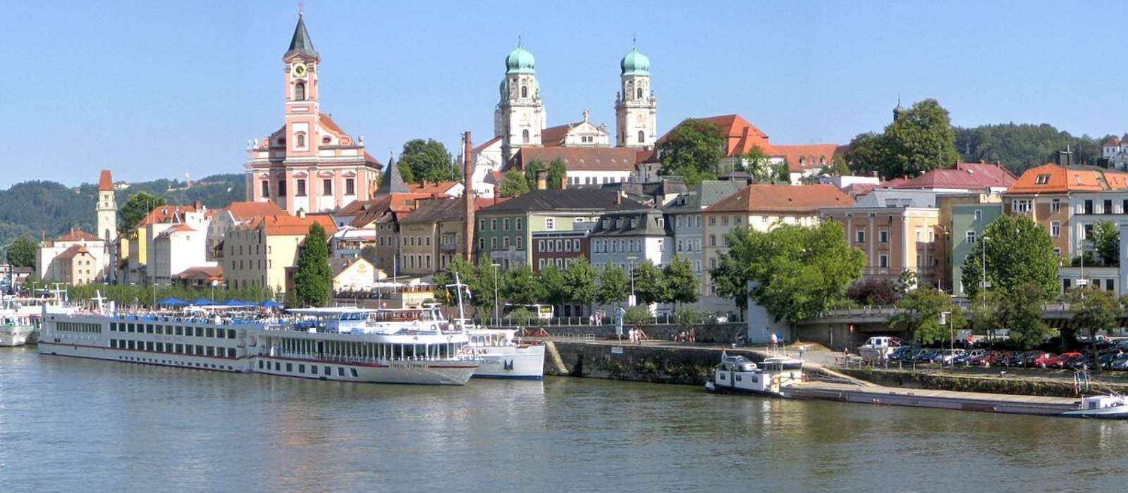 Passauer Altstadt an der Donau