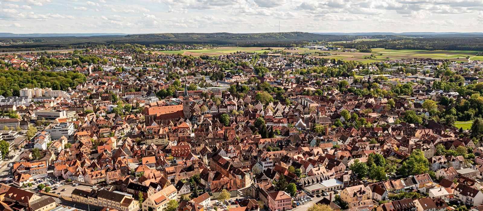 Stadtansicht von Schwabach